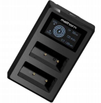 Dviejų kanalų įkroviklis Mathorn MBC-D107 USB-C, skirtas &bdquo;Canon LP-E17&ldquo;