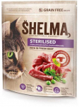 Kačių Maistas - SHELMA Sterilizuotas Jautienos Sausas Kačių Maistas 1.4kg 38% Baltymų