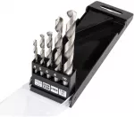 Grąžtas Wiertła HSS metalo grąžtai, 4&ndash;10 mm, 5 vnt. rinkinys