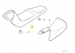 BMW Motorrad Žemas Juodas Sėdynė R13 - 52532345736