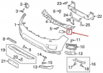LAND ROVER LR RANGE ROVER SPORT L494 De&scaron;inės priekinės žibintų plovimo dangtelis LR045044 NAUJAS ORIGINALUS