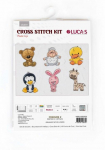 luca S Kryželio siuvinėjimo rinkinys Draugai 2 8x9 cm SJK039