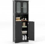 Bonideco Select Vonios lentyna 60x30x164cm., juodos spalvos