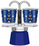 Bialetti Mini Express 2TZ (100 ml) Joyful Christmas 2 x 45 ml mėlyna