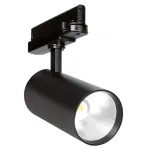 30W LED akcentinis &scaron;viestuvas į 3 fazių bėgelius TRACKLIGHT SPOT HE, juodas, 4000K, 24&deg;