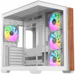 MIDI Thermaltake View 380 WS ARGB Snow Baltas