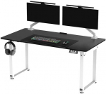 ULTRADESK UPLIFT Biurko 160X75 cm, 72-118 cm, baltai-juodas