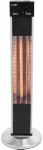 Toya Infraraudonųjų spindulių &scaron;ildytuvas su nuotoliniu, 2000W, vidaus/lauko, anglies pluo&scaron;to, terasai