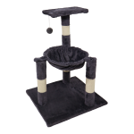 Besk Katės nagų galandimo stulpas su miegamąja dalimi 48x45x67cm