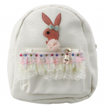 Vaiki&scaron;ka kuprinė su zuikiu, 20 cm, 2.5L, kreminė