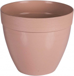 Idel Dekoratyvinis gėlių vazonas Touch &Oslash;20cm H17.3cm plastikinis/rudas