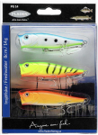 Viliokai Popper Floating Fladen 3vnt.x 8cm