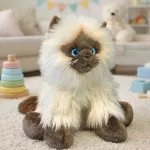 Dubi Pliu&scaron;inis žaislas - siamo katinas, 28 cm