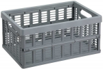 Sulankstoma plastikinė dėžė M NHG 35.5x24.2x16.3cm pilka