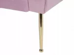 Sofa Beliani NANTILLY gultas i&scaron; veliūro, &scaron;viesiai violetinės spalvos