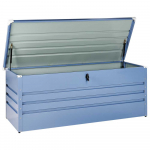Beliani Garden Box CEBROSA Metalinis 165 cm 70 cm Mėlyna