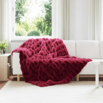 Neslystanti antklodė i&scaron; dirbtinio triu&scaron;io kailio Olite 4 pcs