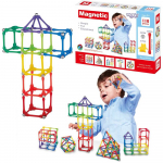 WOOPIE magnetinės konstrukcinės kaladėlės 110 vnt