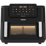 Gruzdintuvė Haeger AF-D10.010B Super Cook Digital Air Fryer 10L ( 2 x 5L ) 2600W