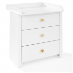 ATB Komoda su vystymo stalu Little Heart