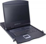 Konsolė KVM Value Konsolė KVM 19, 48 cm (19) TFT (16:9), VGA, USB, układ szwajcarski (CH)
