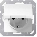 Jung AS1520KIKLWW SCHUKO Steckdose m.Klappdeckel 16A 250V AS alp