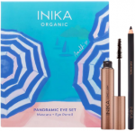 Inika Organic INIKA PANORAMIC EYE DUO Dovanų rinkinys (blakstienų tu&scaron;as 8 ml +akių pie&scaron;tukas 1.1 g)