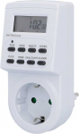 Unitec savaitinis skaitmeninis laikmatis su LCD ekranu, 8 programos, baltas, 30979:UNITEC