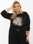 Palaidinė juoda eleganti&scaron;ka