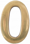 Buto numeris 0, 50 mm, žalvario sp.