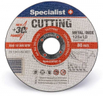 Metalo pjovimo diskas SPECIALIST+ Cutting, 125 x 1,0 x 22 mm