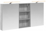 Vonios spintos komplektas su lentyna 3 pcs 140 x 14,5 x 70 cm