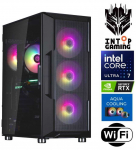 Stacionarus kompiuteris INTOP AQUA Ultra 7 270K Plus 64GB DDR5 500SSD M.2 NVME+4TB RTX5050 8GB WiFi no-OS (RW85905NS) (Atnaujinta)