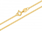 Brilio Silver Gold-plated Rolo chain CN007Y
