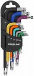 Klucze &bdquo;Torx&ldquo; raktų rinkinys, 9 vnt., T10-T50, S2, &bdquo;Proline&ldquo;