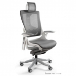 Unique Ergonomi&scaron;ka biuro kėdė su tinkleliu Wau 2 Mesh - Balta/Grafito