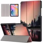 Plan&scaron;etinio kompiuterio dėklas Strado-Tech grafinis dangtelis su atvartu Galaxy Tab S6 Lite 10,4''