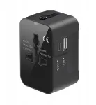 Įkroviklis Adapteris zasilania cały świat 6A + kroviklis 230V juoda 100&ndash;250 V AC 100&ndash;250 V AC, 50&ndash;60 Hz
