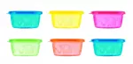&bdquo;Nuby&ldquo; užkandžių dubenėlių rinkinys &ndash; 6 vnt. &ndash; 300 ml