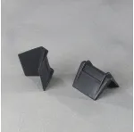 KAN Kra&scaron;tų ir kampų apsauga, 3D kampas 2 000 mm, 30 x 30 mm, ilgis: 50 mm polietilenas, juoda, dėžutė a
