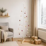Metalinė Kalėdų eglutė su stovu KUOPIO 210 cm Plienas Balta