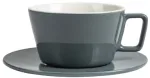 Espresso Gear - Latte cup with saucer Peakabrew pilkas 350 ml