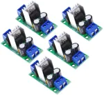 5vnt. L7805 Lm7805 Lm7812 L7812 įtampos lygintuvo reguliatorius 12-24v Ac arba Dc į 5v 12v Dc maitinimo &scaron;altinio keitiklio modulis (lm7805)
