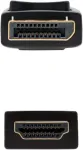 Blendend Displayport į Hdmi konverterio kabelis su jungtimis i&scaron; abiejų pusių, juodas, ilgis 3,0 m, idealus prietaisams su dp i&scaron;vestimi prijungti prie ekranų su hdmi įvestimi