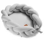 Pintas kokonas + lovelės apsauga Flooforbaby Premium 8in1, pilka
