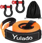 Vilkimo lynas automobiliui 10t, 5 m x 5 cm vilkimo diržas, su didelio stiprumo grandine, kurios trūkimo stipris 26,455 lbs, 1 juodas laikymo krep&scaron;ys, automobilinis vilkimo lynas, automobiliui, sunkvežimiui, kemperiui, visureigiui