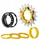 Dviračio laisvosios eigos žvaigždutė, 17 dantų Dviračio laisvosios eigos žvaigždutė Single Speed Gold
