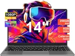 Notodd ne&scaron;iojamas kompiuteris win11, 14 colių, 6 gb ram, 256 gb ssd, galimybė i&scaron;plėsti iki 1 tb, su cpu n4020 iki 2.8 ghz, pilkas