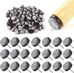 100 vnt. grindų apsaugos slydimo padėklų rinkinys, apvalūs veltinio kėdžių padėkliukai su vinimis kėdėms, 20 mm veltinio kėdžių kojų padėkliukai, kėdžių padėkliukai su mink&scaron;tais baldų padėkliukais mediniams baldams, kėdžių stalo kojų padeliai