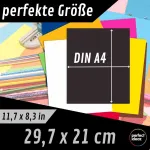100 lapų A4 spalvoto popieriaus rinkinys, 10 spalvų, 130 g/m&sup2;